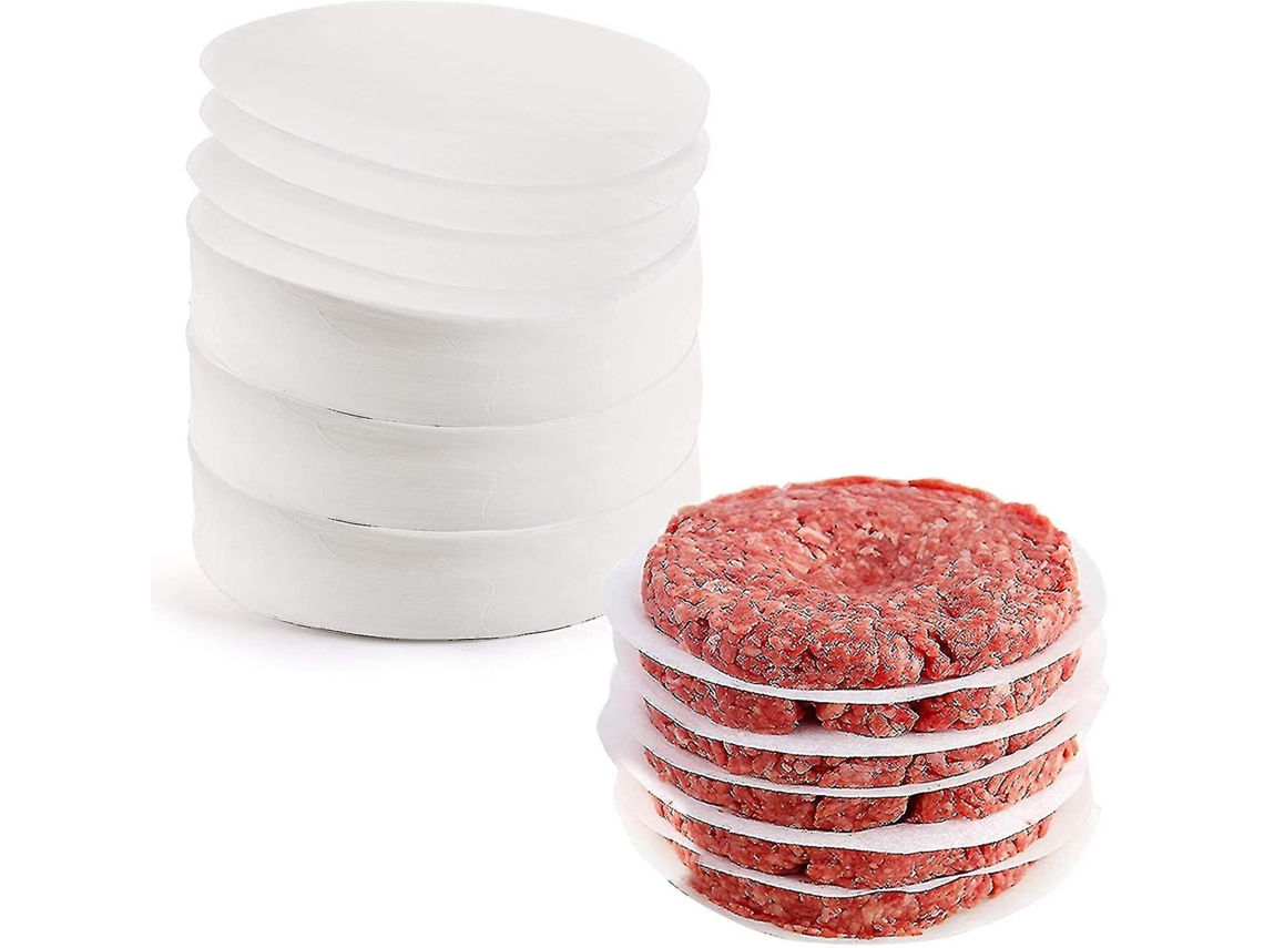 Discos De Papel Manteca Redondo Para Hamburguesas, 12cm, 500 Piezas, Antiadherente, Sin Cera, Resistente Al Calor