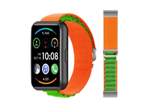 Correa Loop Alpine para Huawei Watch Fit 2 Naranja y Verde