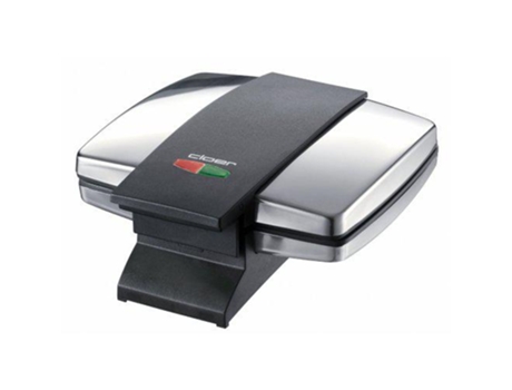 Cloer Sandwichmaker 6235 Sandwichera 930 W Negro Plata