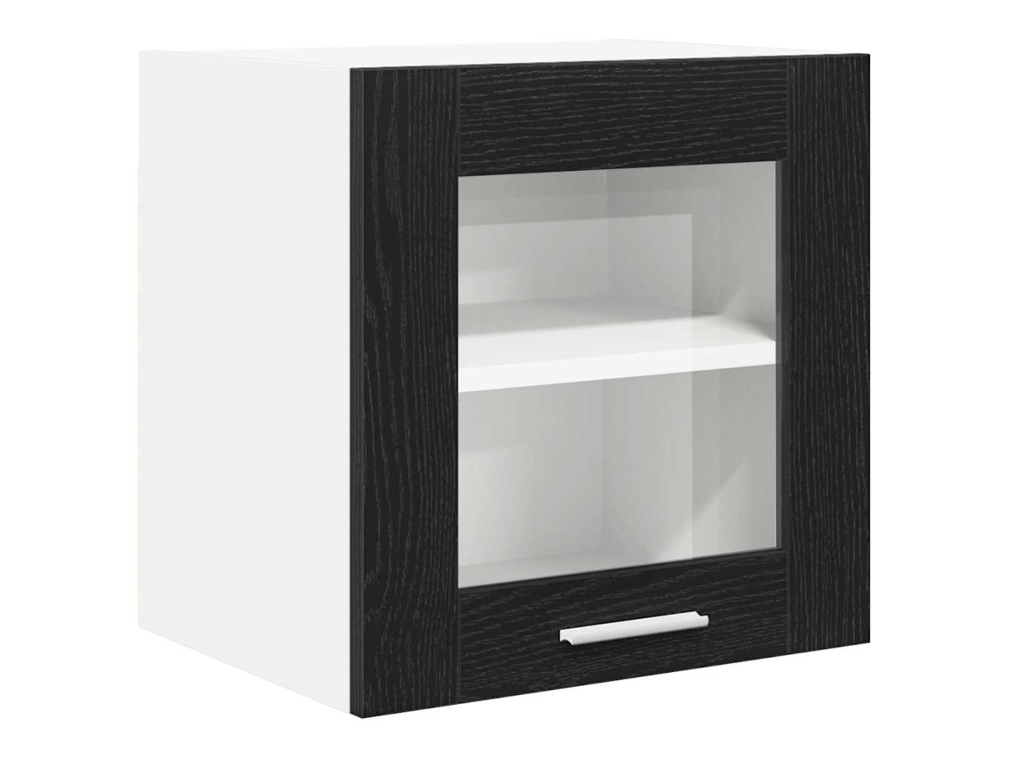 Armario de pared con puerta, roble negro, MAISON EXCLUSIVE (40x31x40 cm)