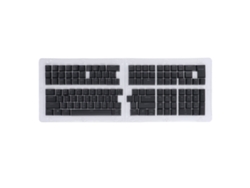 132 Teclas Coreanas De Altura Oem Para Teclados Mecánicos De 61 A 108 Teclas - Negro