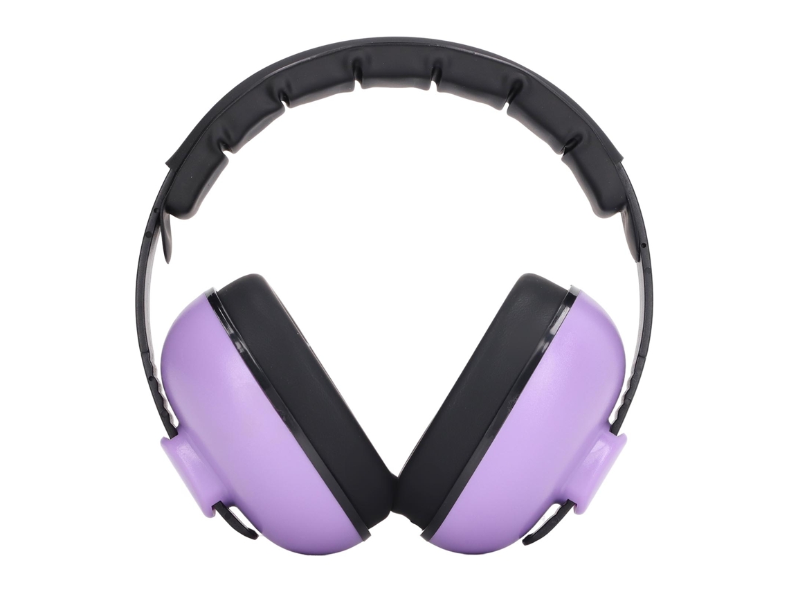 Auriculares Con Cancelación De Ruido Nrr 31db, Plegables Y Cómodos Para Bebés De 0 A 3 Años, Color Morado.