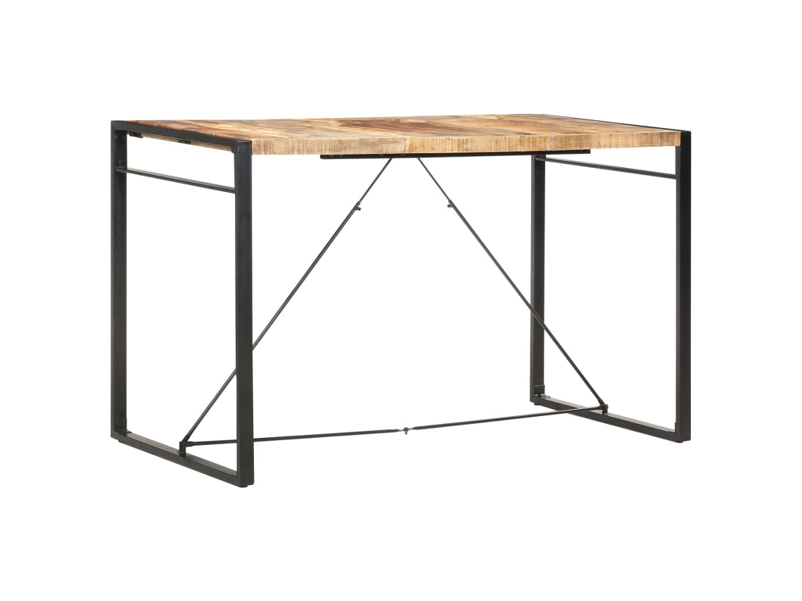 vidaXL Mesa alta de cocina de madera maciza de mango 180x90x110 cm