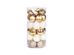 Es Un Set De Decoración Navideña. Incluye 41 Bolas Decorativas Perfectas Para Árboles De Navidad Y Decoraciones De Fiestas. Su Diseño Ergonó