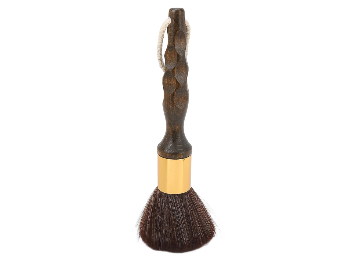 Cepillo de limpieza de cuello, antideslizante, mango largo, cerdas suaves, para corte de cabello, barbería.