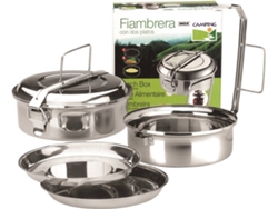 Fiambrera IBILI 2 Platos Inox 1L (Acero Inox)