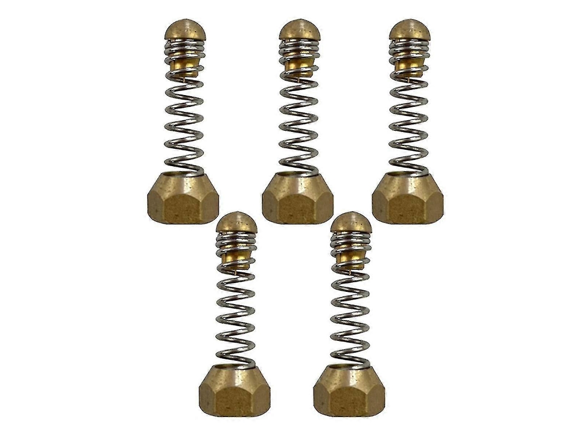 5 eyectores para hidrolavadora con rosca interna de 1/8", vibración por resorte, limpieza.