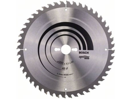Disco de Sierra Circular BOSCH Optiline Madera 300x30x3.2 mm - 48