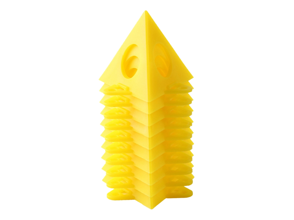 10 Mini Soportes Piramidales De Abs Para Pintura En Forma De Cono Para Puertas De Madera Y Gabinetes.
