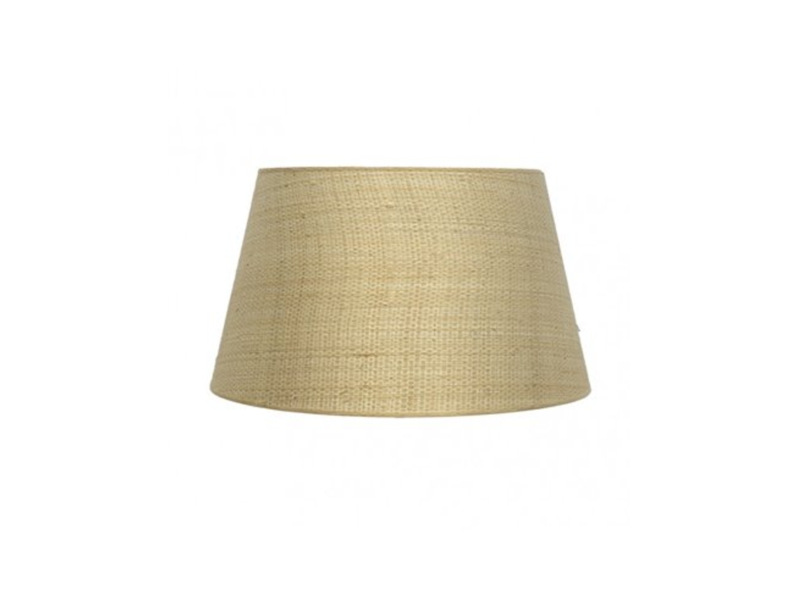 Pantalla Salma E27 Natural 45dx35dx30h Conica Abierta
