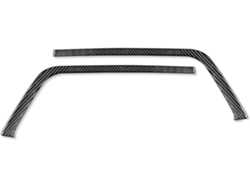Juego De 2 Pegatinas Decorativas Para Faros Antiniebla Con Textura Fibra Carbono Nissan X-trail Y Rogue
