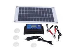 Kit De Panel Solar De 10 W Y 18 V Con Controlador De Carga, Módulo Fotovoltaico Policristalino Para Vehículos Recreativos.