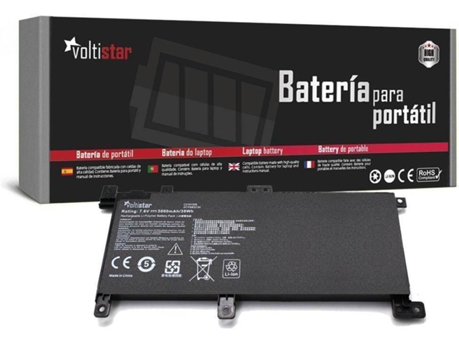 Batería para Portátil VOLTISTAR Asus F556U F556Uv X542U X556Uv-3F C21Pq9H C21N1509