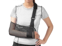 Faja Médica Para Brazo Y Hombro, Fijación Y Soporte, Tela Negra Ligera Y Transpirable Con Correa Ajustable
