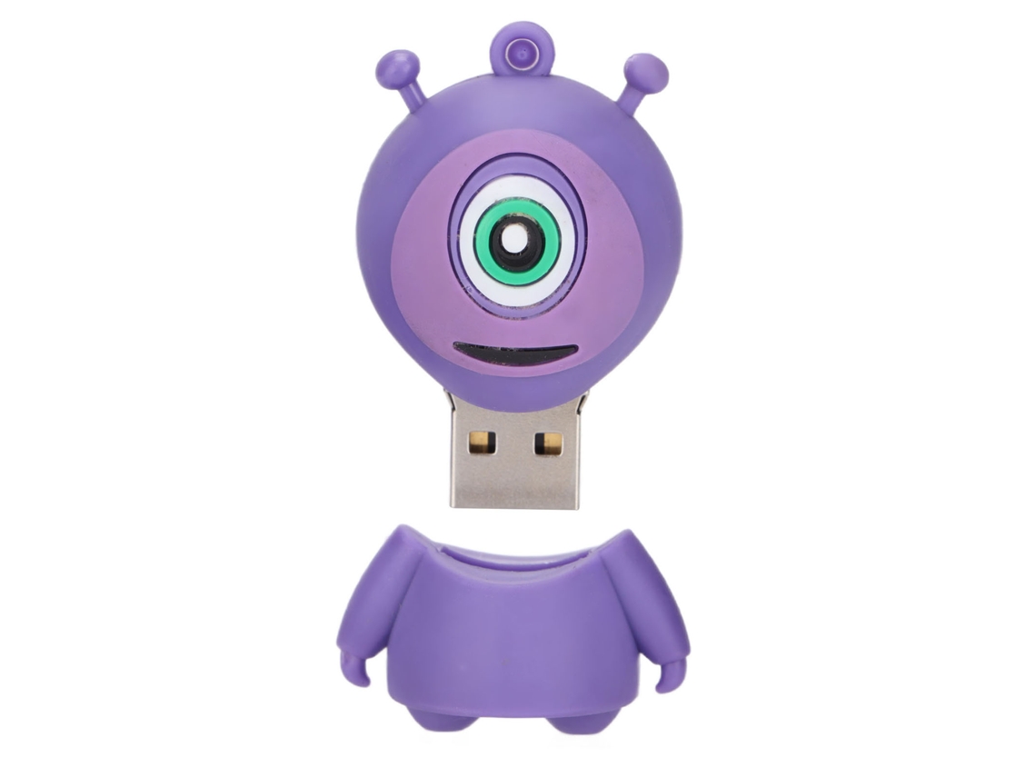 Pendrive Halloween Regalo Cómico Fantasma De Un Ojo Impermeable Usb 2.0 128gb Almacenamiento Usb