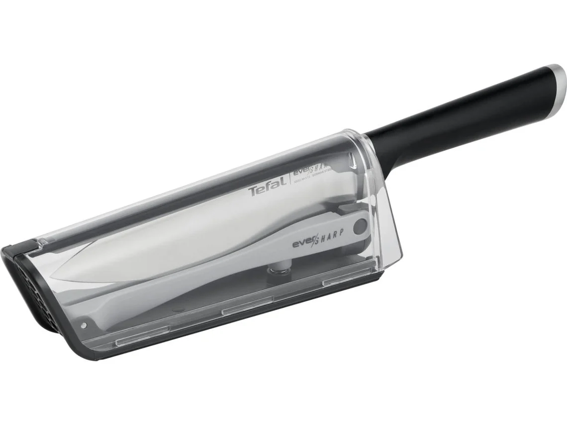 FACA CHEF 16,5CM COM AFIADOR EVERSHARP