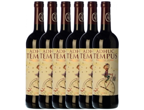 Vino ADHUC TEMPUS Tempranillo Ribera Del Duero Roble (0.75 L - 6 unidades)