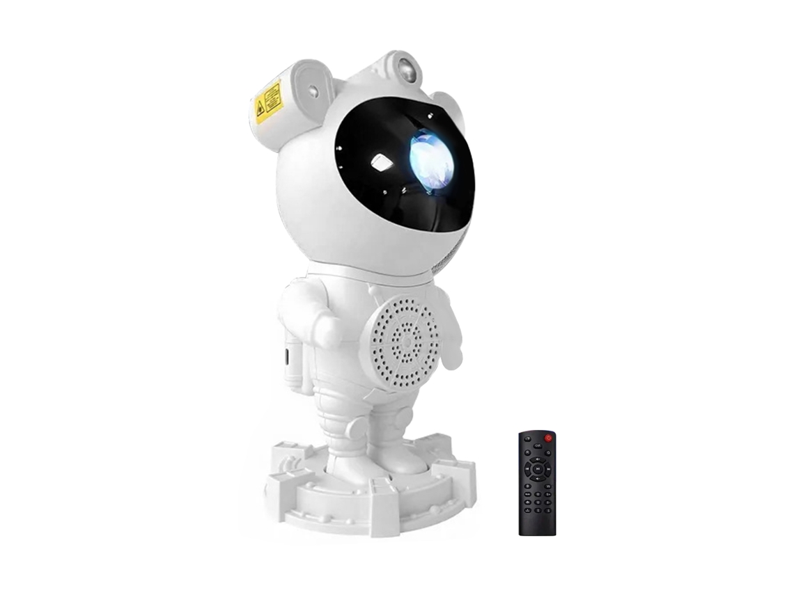 Rebe-lámpara De Mesa Nocturna Starry Night Proyección Estrellas Bluetooth 8 Músicas Temporizador 1h/2h Control Remoto 100-240v