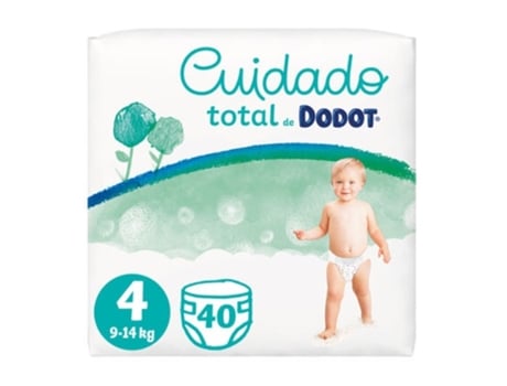 Dodot Total Care Pañales T4 (9-14 kg) 40ud