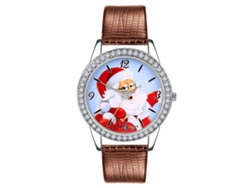 Reloj De Pulsera Para Mujer Con Diamantes De Imitación, Esfera Redonda, Movimiento De Cuarzo, Diseño Moderno, Zhoulianfa Coffee