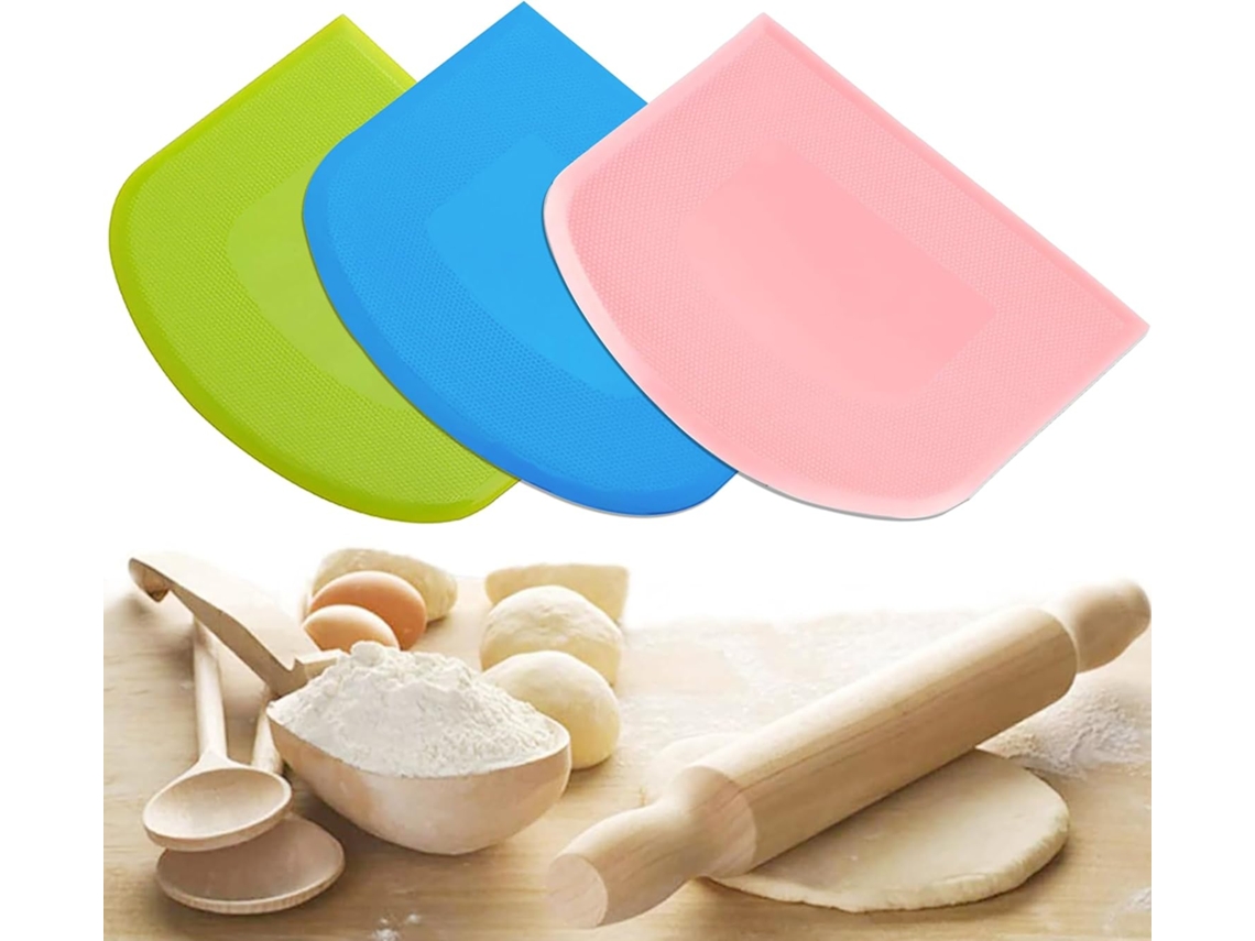 Paquete De 3 Tarjetas De Arcilla De Silicona, Verde, Rosa Y Azul.