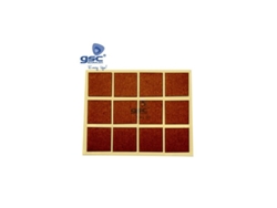 Set 12 Fieltros Adhesivos Cuadrados 20x23mm Marron Gsc 003802772