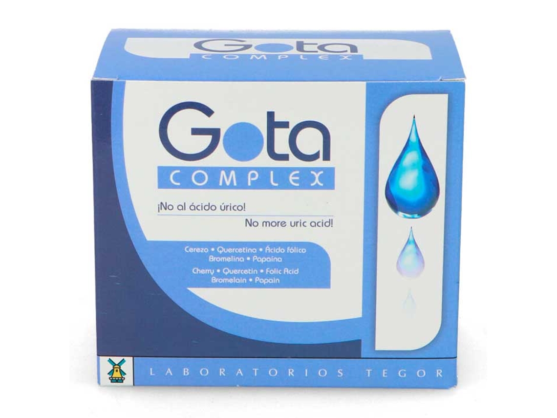 Complemento Alimentar TEGOR Gota Complex (20 carteiras)