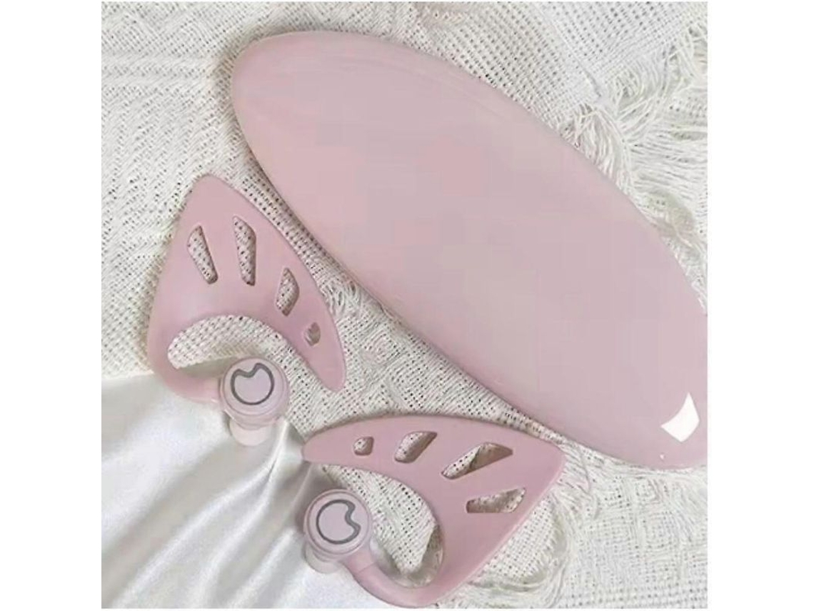 Auriculares Inalámbricos Elf, Auriculares Intrauditivos Elf Con Estuche De Carga, Color Rosa Empolvado.