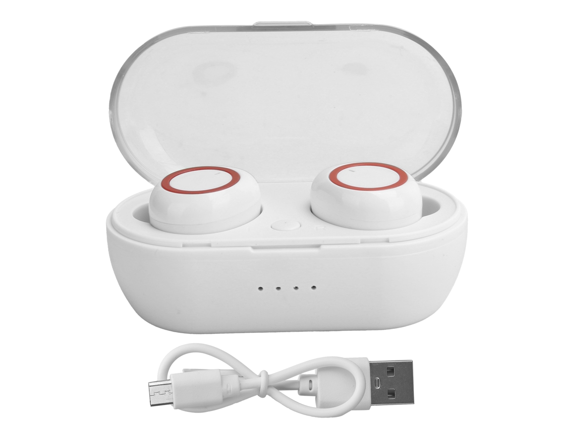 Auriculares inalámbricos Omni-2026 Y50 Bluetooth 5.0 Blanco Rojo