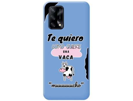 Carcasa Oppo A74 4G TUMUNDOSMARTPHONE Silicona Líquida Dibujos Azul