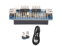 Placa De Expansión Divisora Usb Con Interfaz Muda Para Raspberry Pi Zero/3b+