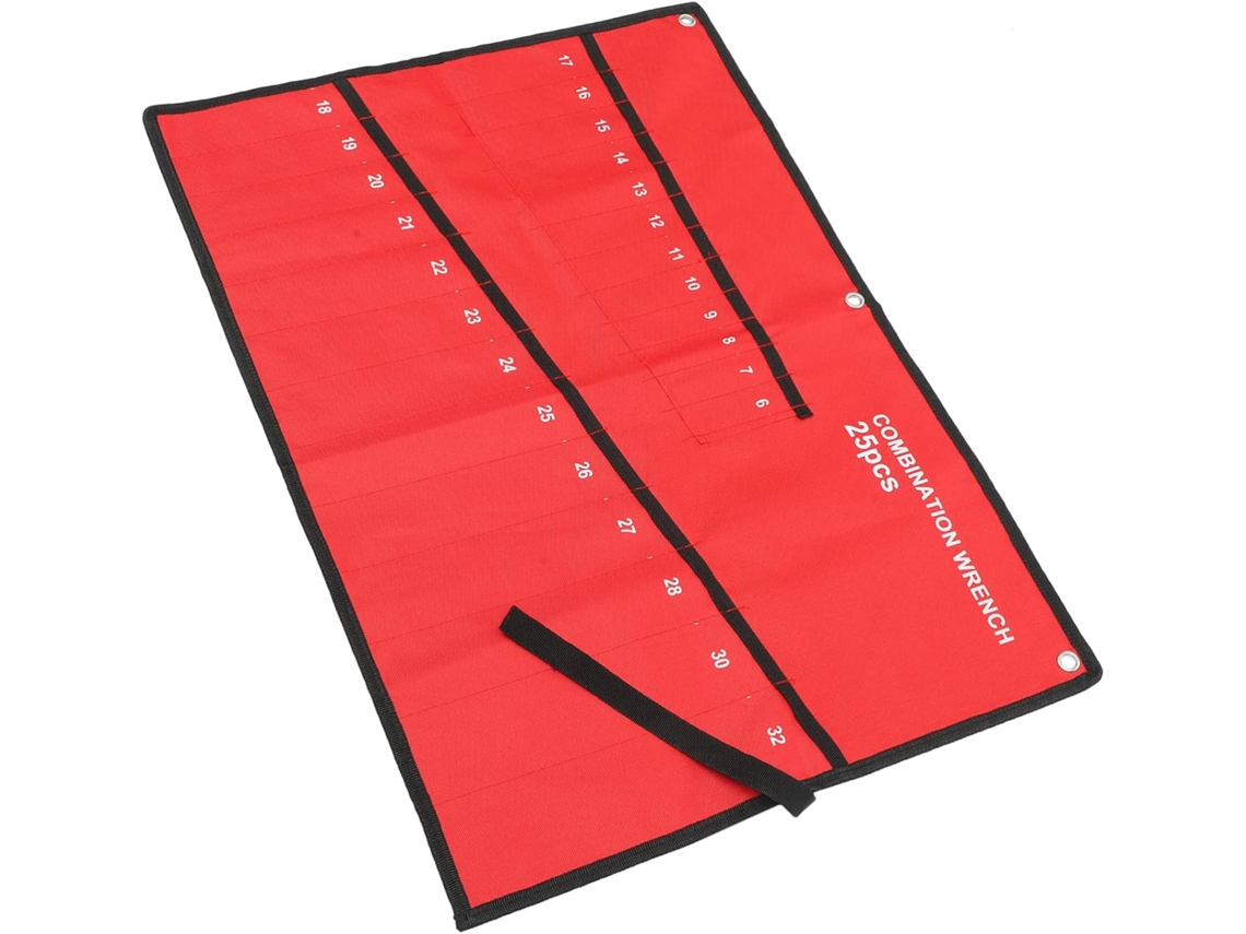 Bolsa organizadora roja Oxford con separadores. Slowmoose