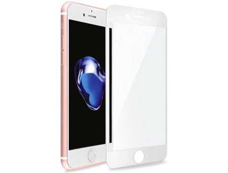 Protector iPhone 8 Plus INF Cristal Templado Blanco