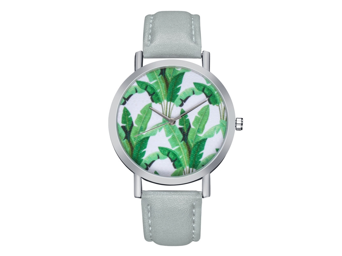 Reloj De Pulsera Analógico De Aleación Para Mujer Con Esfera Redonda, Movimiento De Cuarzo, Estilo Moderno, Color Gris.
