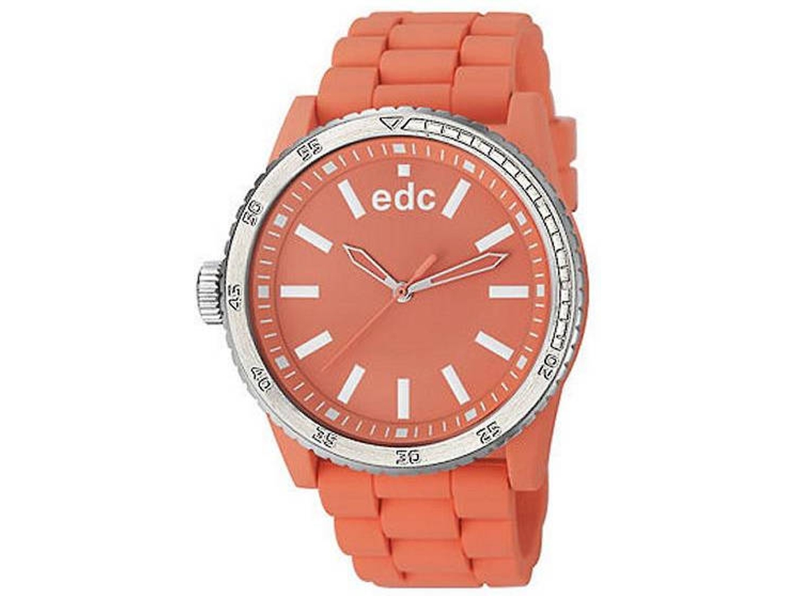Reloj EDC BY ESPRIT Mujer (Silicona - Naranja)