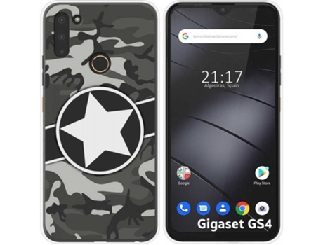 Carcasa Gigaset GS4 TUMUNDOSMARTPHONE Camuflaje 02 Multicolor