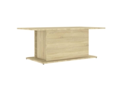 Mesa de Centro Apoyo 102X55,5X40 cm Contraplacado Cor Roble Sonoma