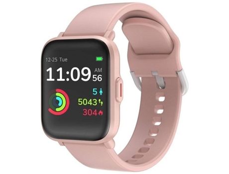 Smartwatch MDUG Monitor de Frequência Cardíaca Rosa