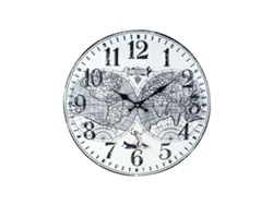 Reloj Pared 40Cm. Adorno Pared Relojes Colección World Map Signes Grimalt BY SIGRIS