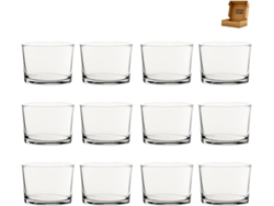 12 Vasos De Sidra 22cl- Pack De Vasos Para Agua Y Bebidas, Ligeros Y Resistentes (transparente, 22 Cl)