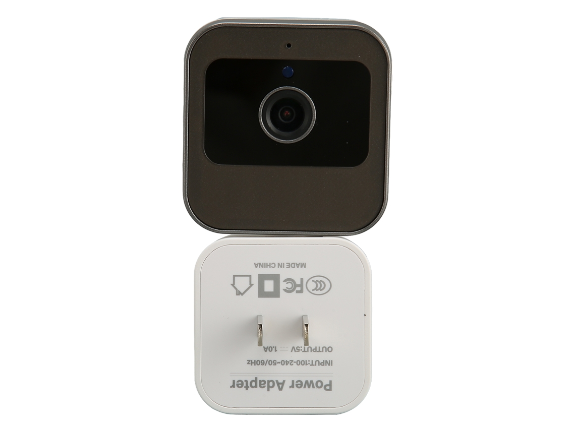 Cámara De Seguridad Wifi Mini Reloj 1080p Hd Rotativa Plug And Play Monitoreo Remoto Para Hogar Enchufe Us 100‑240v