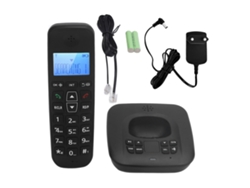 Teléfono Inalámbrico Con Contestador Automático, Identificador De Llamadas Bilingüe, Bloqueo De Llamadas, Intercomunicador Lcd, Ampliable Hasta 5 Terminales, Enchufe Europeo.