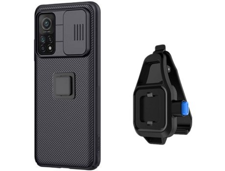 Funda Xiaomi Mi 10T Pro Camshield con Soporte para la Cintura Negro