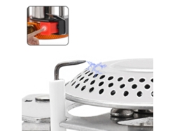 Hornillo De Gas Portátil De 3500 W Para Camping, Resistente Al Viento Y Plegable Para Barbacoas Al Aire Libre.