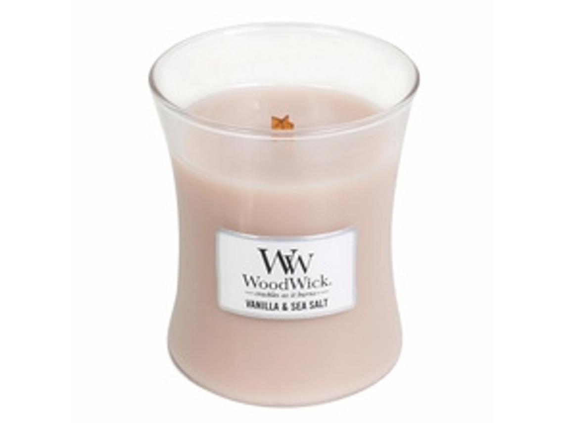 WOODWICK - Vanilla & Sea Salt Vase (vanilla and sea salt) - Scented candle 85.0g