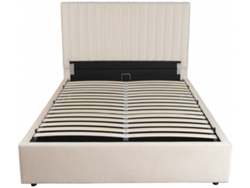 Cama con lazo ''Mia'' - 160 x 200 cm - Beige