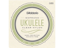Cuerdas de Ukelele DADDARIO Set Soprano Ej65S