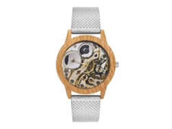 Reloj De Pulsera De Cuarzo Zhoulianfa Para Hombre Y Mujer, Plateado, Modelo T159-f.