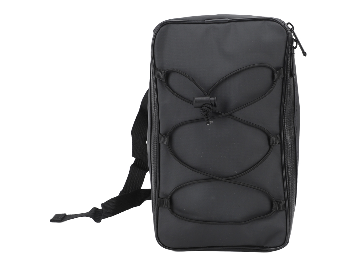 Bolsa De Sillín Para Bicicleta Negra De 8 Litros, Resistente Al Agua, De Piel Sintética, Multifuncional, De Gran Capacidad Para Bicicletas Eléctricas Y Convencionales.