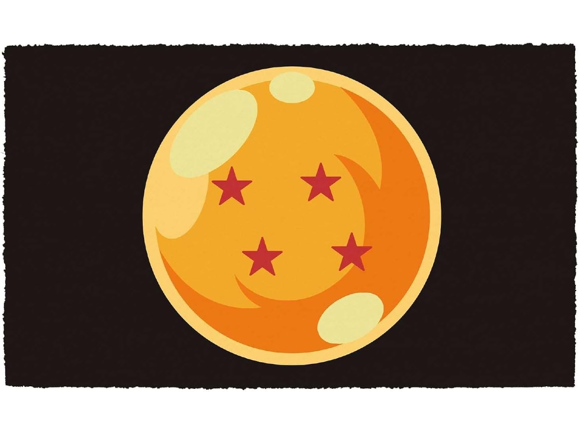 Alfombra Dragon Ball 4 Estrellas 60 x 40 cm SD Toys